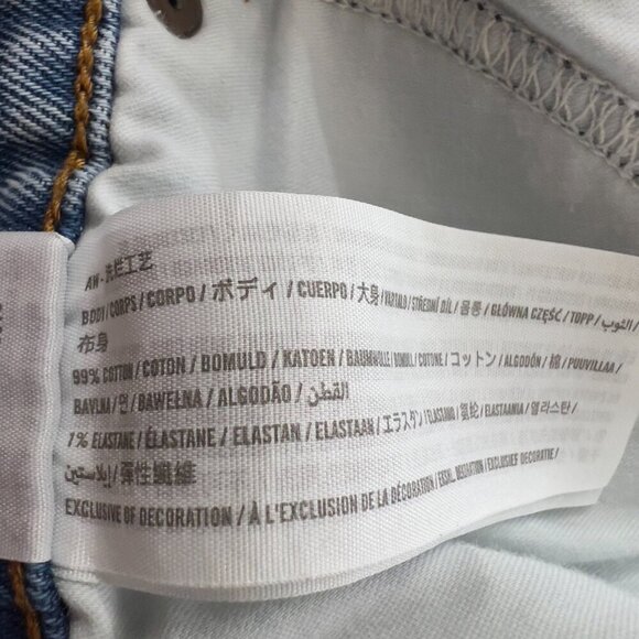 Abercrombie & Fitch The 90’s Skinny High Rise Distressed Jeans Women’s Size 29 - Picture 9 of 10